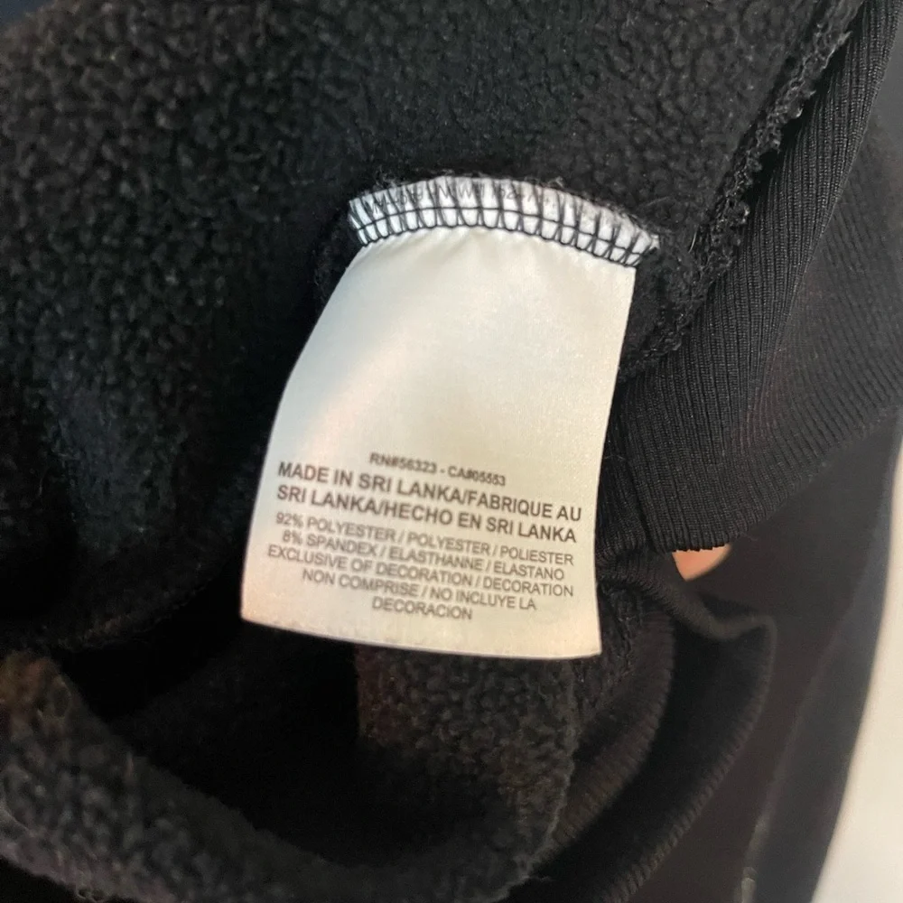 Nike women’s black oversized repeat logo taped sweatshirt size small - Picture 5 of 6